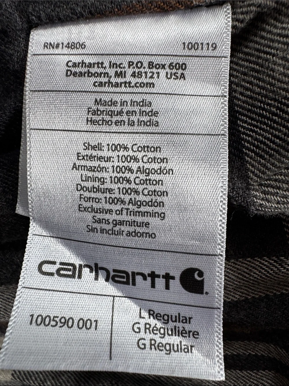 Carhartt classic lshirt